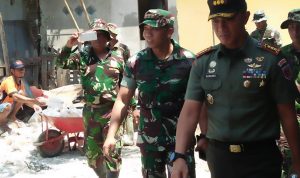 Danrem 141/Tp Kolonel Inf Suwarno S.I.P Tinjau Lokasi TMMD di Pangkep