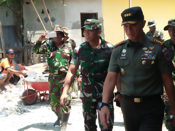 Danrem 141/Tp Kolonel Inf Suwarno S.I.P Tinjau Lokasi TMMD di Pangkep