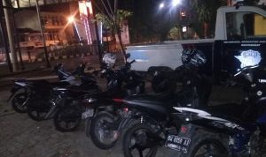 Polisi amankan 7 Motor yang diduga digunakan pelaku balap liar di Bone