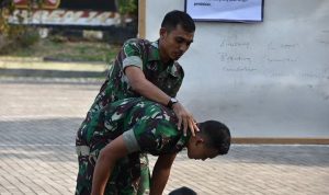 WhatsApp Image 2019-11-27 at 11.39.24 Usai Apel pagi, Personil Korem 141/Tp Laksanakan senam kerja
