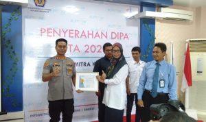 Kapolres Sinjai Hadiri acara penyerahan DIPA dan penandatanganan Fakta Integritas tahun anggaran 2020