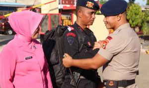 Danyon C Pelopor pimpin apel penyambutan personel Batalyon C purna tugas BKO Polda Papua Barat