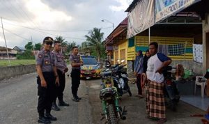 Jelang Natal dan Tahun Baru, Personil Polsek Tellu Siattinge Laksanakan Giat Potroli Biru