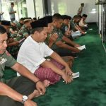 Sambut Tahun Baru 2020 Personel Korem 141 TP Menggelar Istiqhosah dan Do'a bersama