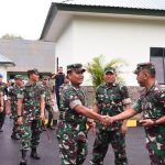 Kunjungan Kera, Pangdam XIV/Hsn Mayjen TNI Surawahadi S.ip M.si di Makorem 141/Tp