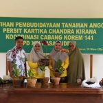 Pelatihan Budidaya Anggrek, Persit KCK 141/Tp Hadirkan Pemateri dari Rumah Anggrek Malino