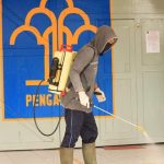 Cegah penularan COVID-19, Lapas Kelas IIA Watampone Semprotkan Desinfektan ke seluruh sisi gedung