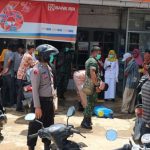 Penyemprotan Desinfektan di tempat tempat umum wilayah Hukum Polsek Libureng