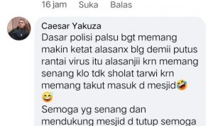 Institusi Pemerintah SATPOL-PP Bone merasa keberatan atas Ciutan akun “Caesar Yakuza" di Medsos