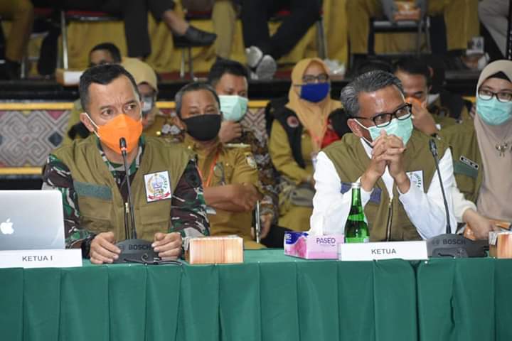 Rapat Koordinasi Tim Gugus Tugas Covid-19 di Kota Makassar