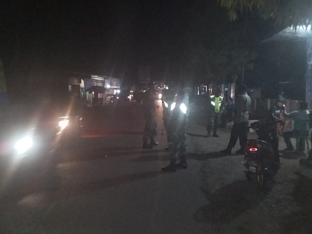 Patroli Malam Takbiran, Tripika Kelurahan Palattae Amankan 15 Unit Sepeda Motor