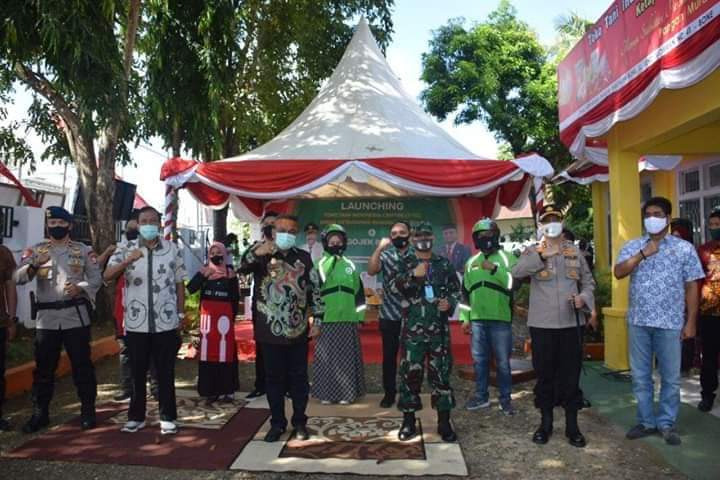 Bersama Kapolres, Bupati Bone hadiri Launching Toko Tani Indonesia Centre