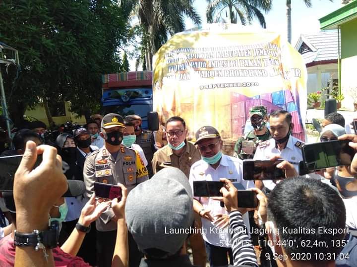 Dinas Pertanian Kabupaten Jeneponto Launching Komoditi Jagung Ekspor