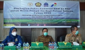 Wakil Bupati Bone Hadiri Distribusi Paket Conversi BBM ke BBG Mesin Pompa Air Bagi petani Sasaran