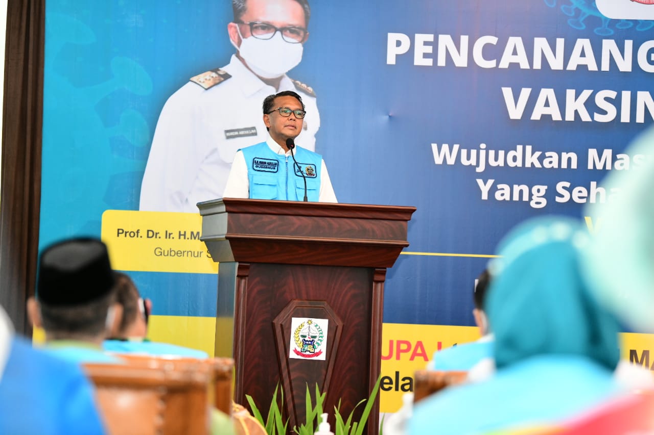 Gubernur Sulsel Launching Vaksin Covid-19 di Rumah Sakit Dadi Makassar