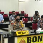 Kapolres Bone Ikuti Silaturahmi Virtual dengan Kapolda Sulsel dan Ketua PBNU