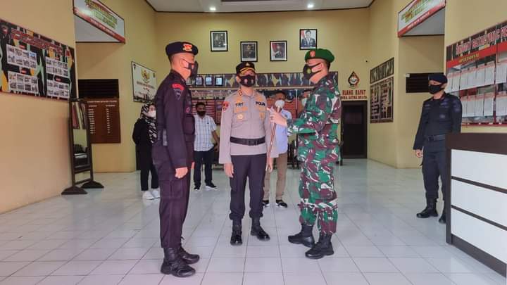 Kapolres Bone Hadiri Pelepasan Personel Batalyon C Pelopor BKO Polda Papua