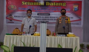 Berkunjung ke Polres Bone, TPI Mabes Polri Lakukan Penilaian dan Evaluasi Pembangunan Zona Integritas