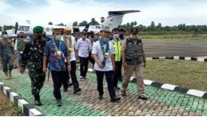 Dirjen Perhubungan Udara Kementerian Perhubungan RI Tinjau Pegembangan Bandar Udara Arung Palakka