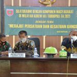 Silaturahmi dengan Komponen Masyarakat, Korem 141 angkat Tema Merajut Persatuan dan Kesatuan Bangsa