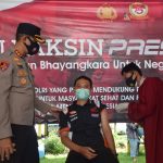 Kapolres Bone Tinjau Serbuan Vaksinasi di Gerai Vaksin Terminal Palakka