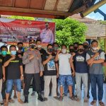 Berhasil Mengedukasi Komunitas Sopir untuk di Vaksin, Kapolres Bone Ucapkan Terima kasih kepada Kapolsek Tellu Limpoe