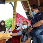 Meriahkan HUT Kemerdekaan RI Ke - 76, 50 Penyandang Disabilitas Terima Vaksinasi Dosis Pertama di Gerai Vaksinasi Presisi Polres Bone