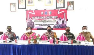 Sukseskan Pilkades Serentak, Kapolres Bone minta dukungan dan kerjasama seluruh Tokoh untuk bersama menjaga keamanan