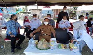 Asosiasi Pedagang Kaki Lima Kabupaten Bone Gerlar Serbuan Vaksinasi dan Donor Darah