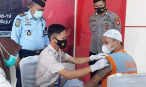Sebanyak 99.73% WBP Lapas Kelas IIA Watampone Telah Menerima Suntikan Vaksin Covid-19