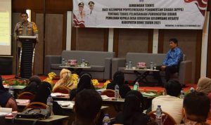 Kapolres Bone Jadi Narasumber di Bimtek Penyelenggara Pemungutan Suara