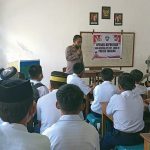 Ops Bina Waspada 2021, Kasat Binmas Polres Takalar Beri Binluh kepada Pelajar di MTs Muhammadiyah