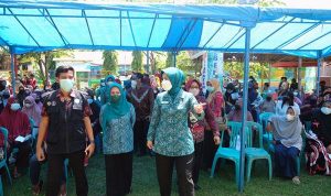 Tingkatkan Cakupan Vaksinasi, TP PKK Gowa Lakukan Gerebek Vaksinasi