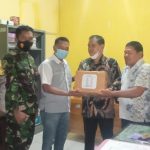 Bhabinkamtibmas Desa Barana AIPDA ANSAR Dampingi Panitia Pilkades saat menjemput undangan Pilkades di PMD