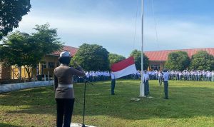 Jadi IRUP Upacara Bendera di SMKN 7 Watampone, KAMSEL Satlantas Polres Bone Sampaikan ini