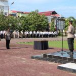 Kapolres Pinrang Pimpin Upacara Serah Terima Jabatan Kapolsek Watang Sawitto