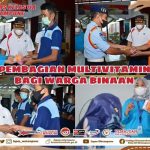 Meriahkan Hari Kesehatan Nasional, Lapas Kelas IIA Watampone Bagikan Paket Vitamin kepada WBP