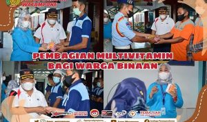 Meriahkan Hari Kesehatan Nasional, Lapas Kelas IIA Watampone Bagikan Paket Vitamin kepada WBP