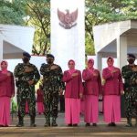 Sambut HUT Korsp Brimob Ke-76, Danyon Batalyon C Pelopor hadiri Ziarah Rombongan di TMP Panaikang