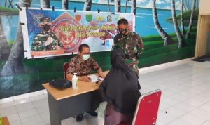 Kolaborasi Dengan Dinkes, Kodim 1426 Takalar Ajak Masyarakat Vaksinasi