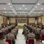 Kapolres Bone beri arahan kepada 49 Siswa Diktuk Bintara Polri yang akan melaksanakan Latja