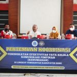 Memudahkan koordinasi dalam bertukar informasi, Protpim Setda Bone Menggelar pertemuan dengan Sejumlah OPD
