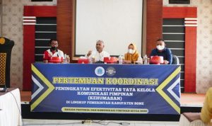 Memudahkan koordinasi dalam bertukar informasi, Protpim Setda Bone Menggelar pertemuan dengan Sejumlah OPD
