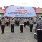 Kapolres Bone Pimpin Upacara Kenaikan Pangkat 113 Personel Polres Bone