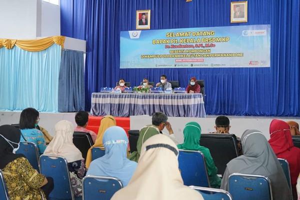 Plt Kepala BRSDMKP Kunjungi Kampus Politeknik Kelautan dan Perikanan Kabupaten Bone