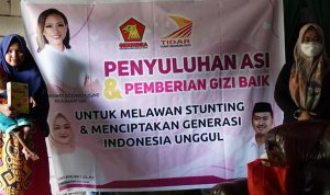 Rangkaian HUT Partai Gerindra Ke-14, PD TIDAR Sulsel Berikan Penyuluhan dan Bantuan Makanan Bergizi 