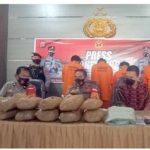Bawa 14 Paket Besar Ganja, 4 Kurir Diringkus Satres Narkoba Polres Pasaman