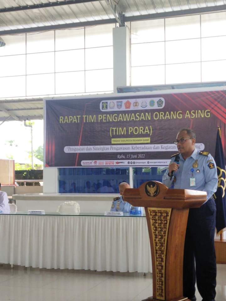Kantor Imigrasi Kelas II Non TPI Agam Bersama Pemkab Pasbar Gelar Rakor Pengawasan Orang Asing