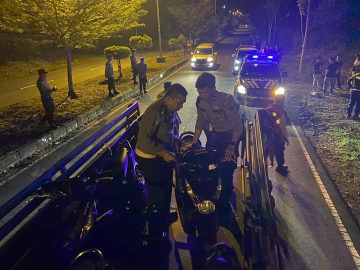 Gelar Patroli dan Razia di Titik Rawan "BALI", Polres Pasaman Barat Beri Sanksi Tilang Kepada 94 Kendaraan Roda Dua