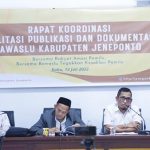Gelar Rapat Koordinasi Fasilitasi Publikasi dan Dokumentasi, Ketua Bawaslu Jeneponto Sampaikan Ini